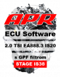 APR Stage 3 IS38 357 HP 513 Nm úprava riadiacej jednotky chiptuning AUDI TT 8S AWD 2.0 TSI s GPF filtrom pevných častíc