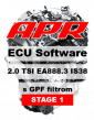 APR Stage 1 327 HP 504 Nm úprava riadiacej jednotky chiptuning AUDI S3 8V AUDI TTS 8S AUDI SQ2 2.0 TSI s GPF filtrom pevných častíc