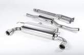 Catback výfuk VW Golf 4 R32 3,2 VR6 Milltek Sport SSXVW0024  - S rezonátorem / GT100 koncovky