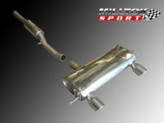 Catback výfuk AUDI TT 1.8T 4x4 Milltek Sport SSXAU237 - s rezonátorem