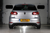 Turboback výfuk VW Golf 6 GTI 2,0 TSI 210PS Milltek Sport - bez katalyzátoru / s rezonátorem / černé koncovky