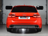 Klapkový catback výfuk Audi B8 RS4 4.2 FSI 450HP Avant (2012-2015) Milltek Sport SSXAU336 - s rezonátorom