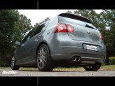 Turboback výfuk VW Golf V GTI 2.0 TFSI Milltek Sport - s katalyzátorem / s rezonátorem / černé koncovky