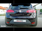 Catback výfuk Seat Leon 1P Cupra 2.0T FSI 240HP (2006-2011) Milltek Sport SSXVW148 - s rezonátorom / jet leštené koncovky - s EC schválením