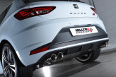 Catback výfuk Seat Leon 5F Cupra 2.0 TSI 280/290HP (2014-2017) Milltek Sport SSXSE165 - s rezonátorom / okrúhle leštené koncovky