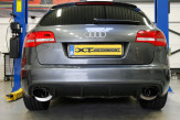 Catback výfuk Audi C6 RS6 5.0 TFSI 580HP (2008-2010) Milltek Sport SSXAU603 - bez rezonátora / oválne čierne koncovky