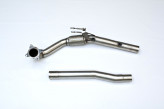 Milltek Sport Downpipe 1. diel výfuku AWD/FWD ŠKODA Octavia II RS VW Golf 6 R GTI SEAT Leon FR Cupra 1P AUDI S3 8P - bez katalyzátora na Milltek catback