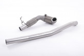 Milltek Sport Downpipe 1. diel výfuku AWD VW Golf 7 R AUDI S3 8V - s HJS športovým katalyzátorom na Milltek catback