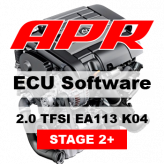 APR Stage 2+ 362 HP 503 Nm úprava riadiacej jednotky chiptuning VW Golf 6 R GTI Edition 35 Scirocco R 2.0 TFSI - S 1.dielom výfuku od iného výrobcu