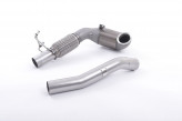 Milltek Sport Downpipe 1. diel výfuku FWD VW Golf 7 GTI Performance Clubsport S SEAT Leon Cupra 5F - so športovým Race katalyzátorom na Milltek catback