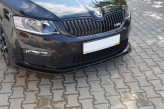 Maxton Design spoiler predného nárazníka ŠKODA Octavia III RS pred FL Ver.1 - carbon look