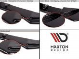 Maxton Design spoiler predného nárazníka ŠKODA Octavia III RS pred FL Ver.2 - čierny lesklý