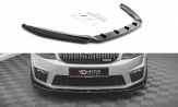 Maxton Design spoiler predného nárazníka ŠKODA Octavia III RS pred FL Ver.4 - carbon look