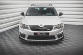 Maxton Design spoiler predného nárazníka ŠKODA Octavia III RS pred FL Ver.4 - carbon look