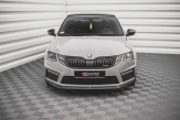 Maxton Design spoiler predného nárazníka ŠKODA Octavia III RS po FL Ver.1 - carbon look