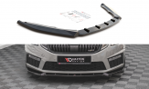 Maxton Design spoiler predného nárazníka ŠKODA Octavia III RS po FL Ver.2 - carbon look