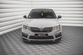 Maxton Design spoiler predného nárazníka ŠKODA Octavia III RS po FL Ver.2 - carbon look