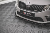 Maxton Design spoiler predného nárazníka ŠKODA Octavia III RS po FL Ver.2 - bez povrchovej úpravy