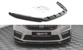 Maxton Design spoiler predného nárazníka ŠKODA Octavia III RS po FL Ver.3 - carbon look