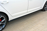 Maxton Design bočné prahové lišty ŠKODA Octavia III RS pred/po FL liftback/kombi - carbon look