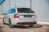 Maxton Design spoiler zadného nárazníka ŠKODA Octavia III RS pred/po FL liftback/kombi Ver.1 - čierny lesklý