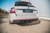 Maxton Design spoiler zadného nárazníka ŠKODA Octavia III RS pred/po FL liftback/kombi Ver.1 - carbon look