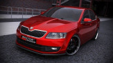 Maxton Design spoiler predného nárazníka ŠKODA Octavia III pred FL Ver.1 - carbon look 