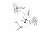 Verkline nastaviteľné tyčky zadného stabilizátora MQB - ŠKODA Octavia III RS, VW Golf 7 R GTI Performance, AUDI A3 S3 8V, SEAT Leon 5F Cupra FR 
