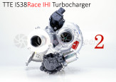TTE IS38Race turbodúchadlo s tepelným štítom Ver 2 2.0 TSI ŠKODA Octavia III RS, VW Golf 7 R GTI Performance, AUDI A3 S3 8V TT TTS 8S, SEAT Leon 5F Cupra FR