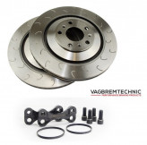 Vagbremtechnic konverzný kit zadných bŕzd 356x22mm ŠKODA Octavia II III RS, VW Golf 5 6 7 GTI R, SEAT Leon 1P 5F Cupra, AUDI A3 S3 RS3 8P 8V - J-drážky 1-dielné