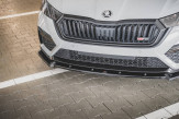 Maxton Design spoiler predného nárazníka ŠKODA Octavia IV RS Ver.1 - čierny lesklý