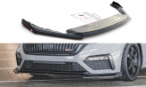 Maxton Design spoiler predného nárazníka + krídielka ŠKODA Octavia IV RS Ver.2 - carbon look