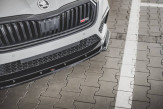 Maxton Design spoiler predného nárazníka ŠKODA Octavia IV RS Ver.3 - carbon look