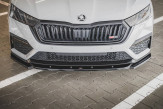 Maxton Design spoiler predného nárazníka ŠKODA Octavia IV RS Ver.3 - carbon look