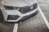 Maxton Design spoiler predného nárazníka ŠKODA Octavia IV RS Ver.3 - carbon look