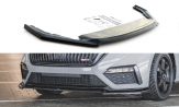 Maxton Design spoiler predného nárazníka ŠKODA Octavia IV RS Ver.4 - carbon look