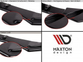 Maxton Design bočné spoilery zadného nárazníka ŠKODA Octavia IV RS Ver.1 - čierny lesklý