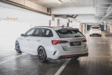 Maxton Design bočné spoilery zadného nárazníka + krídielka ŠKODA Octavia IV RS Ver.2 - carbon look