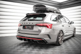 Maxton Design bočné spoilery zadného nárazníka ŠKODA Octavia IV RS Ver.3 - čierny lesklý