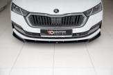 Maxton Design spoiler predného nárazníka ŠKODA Octavia IV kombi / liftback Ver.1 - carbon look