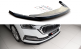 Maxton Design spoiler predného nárazníka ŠKODA Octavia IV kombi / liftback Ver.2 - čierny lesklý