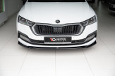 Maxton Design spoiler predného nárazníka ŠKODA Octavia IV kombi / liftback Ver.2 - čierny lesklý