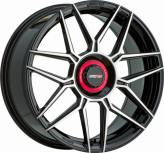 MOTEC hliníkové disky MCT14-GT.One 19x8.5 ET45 5/112 Ø66.5 - Čierna lesklá brúsená