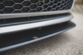 Maxton Design spoiler predného nárazníka RACING DURABILITY VW Golf VII GTI - čierny