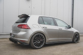 Maxton Design bočné prahové lišty RACING DURABILITY VW Golf VII GTI - čierny