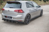 Maxton Design bočné prahové lišty RACING DURABILITY VW Golf VII GTI - čierny