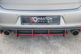 Maxton Design difúzor zadného nárazníka RACING DURABILITY VW Golf VII GTI Ver.1 - červený