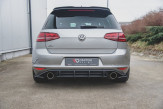 Maxton Design difúzor zadného nárazníka RACING DURABILITY VW Golf VII GTI Ver.2 - čierny