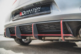 Maxton Design difúzor zadného nárazníka RACING DURABILITY VW Golf VII GTI Ver.2 - čierno červený