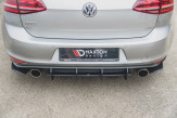 Maxton Design bočné spoilery zadného nárazníka RACING DURABILITY VW Golf VII GTI Ver.2 - čierny